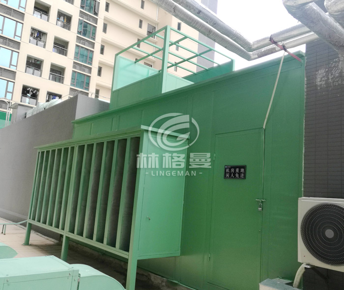 懷德公元益田假日電影院空調風(fēng)冷熱泵減振降噪治理工程實(shí)例